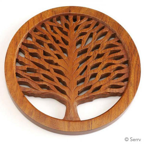 Tree of Life Shesham Trivet
