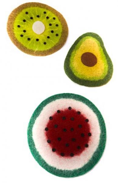 Felt Trivet - Asst Fruit