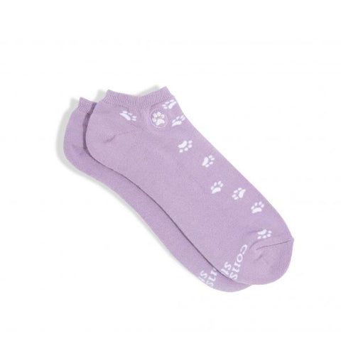 Socks That Save Dogs - Lavender Ankle
