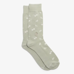 Socks That Build Homes - green bees