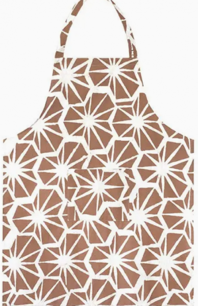 Apron Reversible Tiles Brown