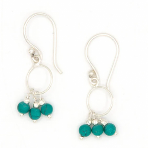 Petite Turquoise Dangle Earrings