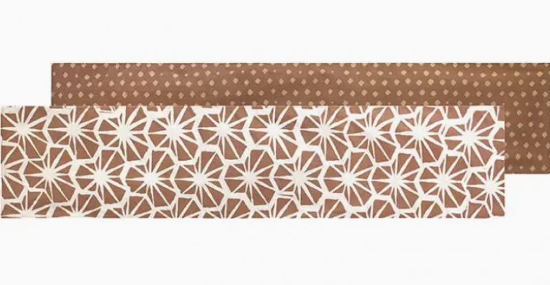Table Runner - Long Tiles Brown