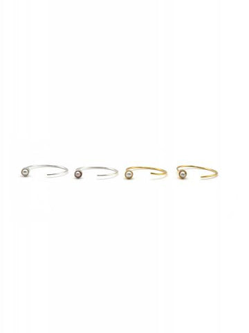 Dainty Pearl Wrap Around Earrings