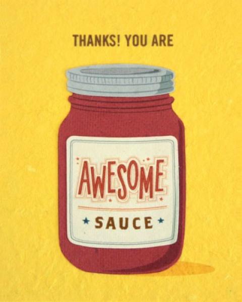 Awesome Sauce Card