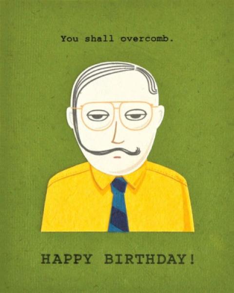 You Shall Overcomb Greeting Card
