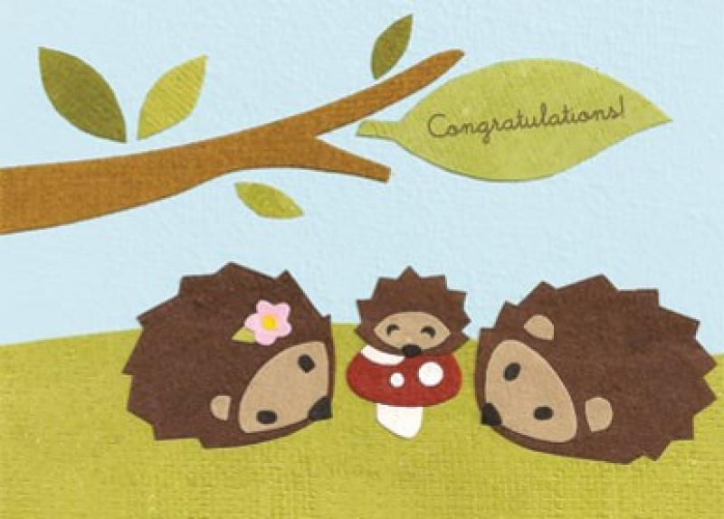Happy Hedgehogs Card
