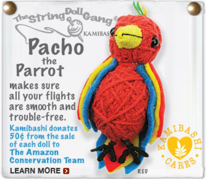 Pacho the Parrot String Doll