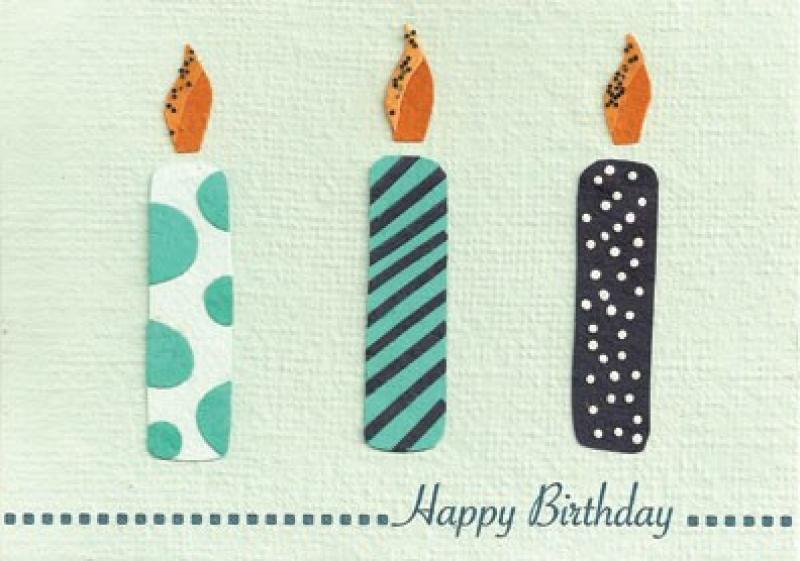 Three Candles Card