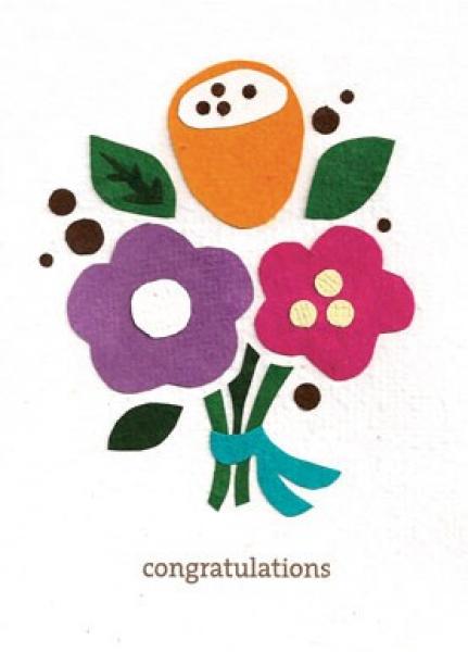 Floral Congrats Card