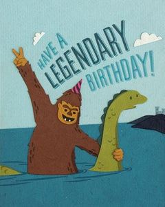 Legendary Birthday Card