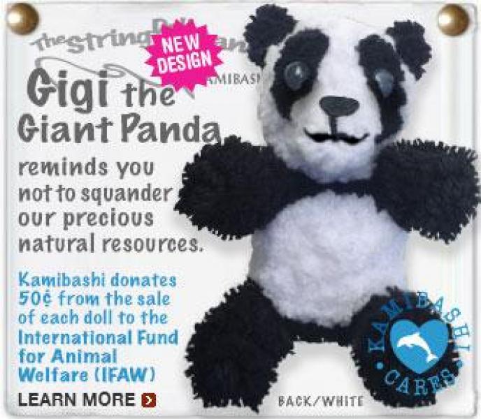 Gigi the Giant Panda String Doll