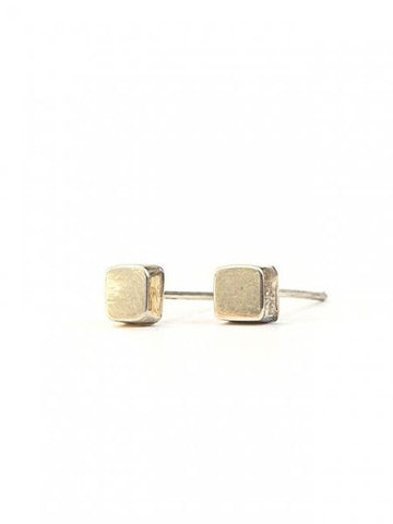 Tiny Square Sterling Studs