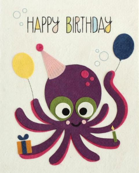 Octo Birthday Card