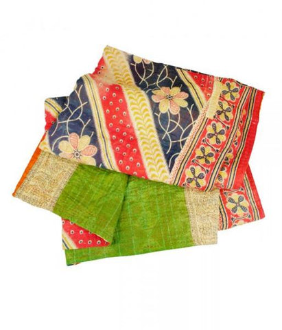 Recycled Cotton Sari Throw