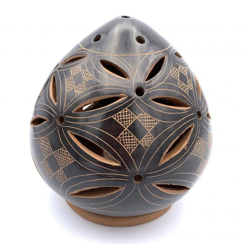 Geometric Flower Cutout Luminary