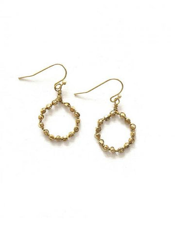 Little Beaded Loop Earrings