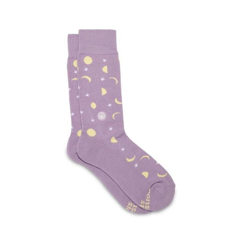 Socks That Support Mental Health Moon