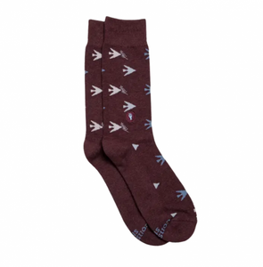 Socks That Fight for Equality - maroon doves