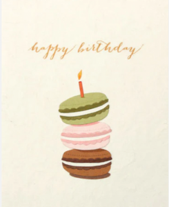 Macaron Birthday Card