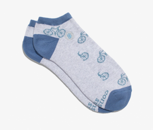 Socks That Give Books Gray Bicycles Ankle