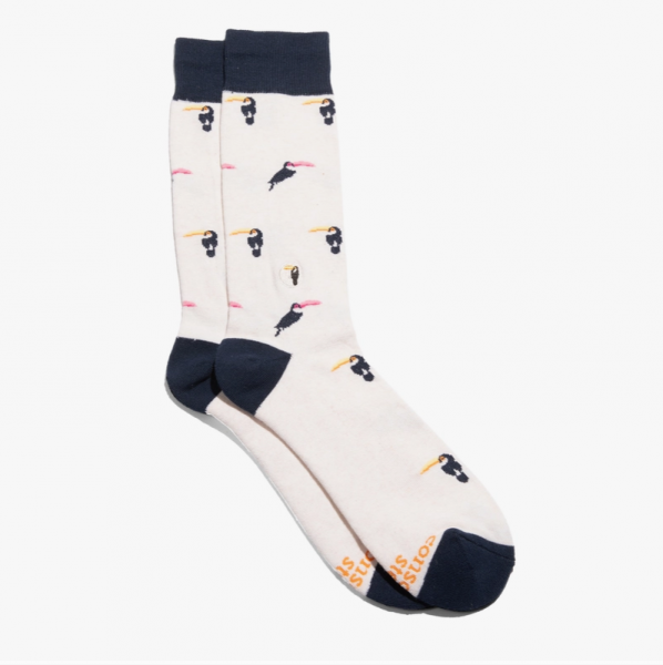 Socks That Protect Toucans Beige