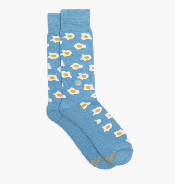 Socks That Provide Meals - Blue Eggs