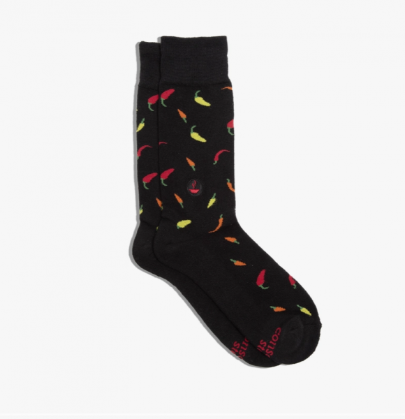 Socks That Provide Meals Black Peppers
